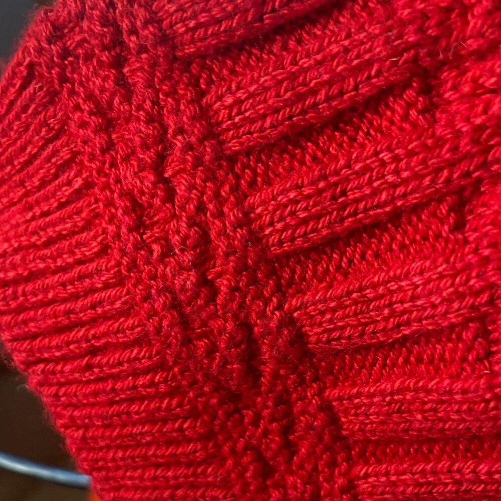Red CrewNeck Sweater - Picture 7 of 10
